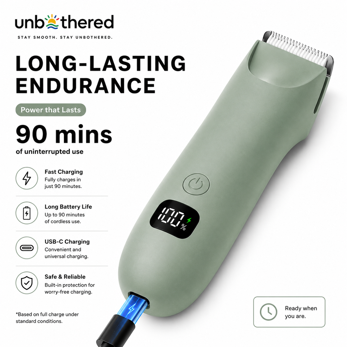unbothered™ Precision Trimmer - The Standard in Smooth